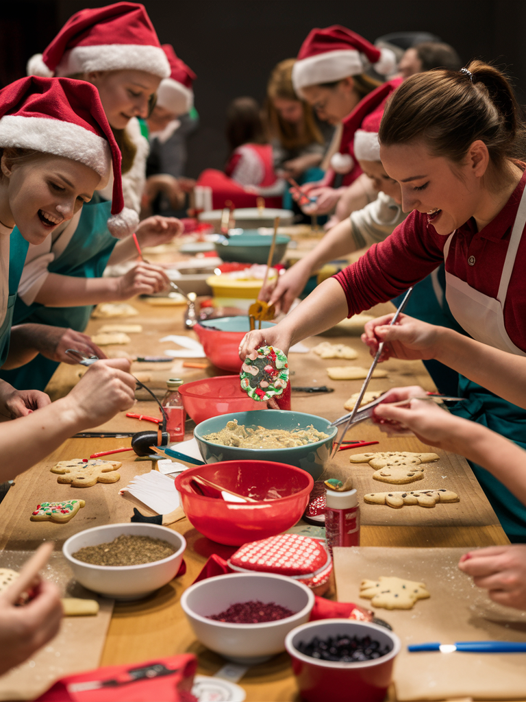 Baking Christmas Cookies